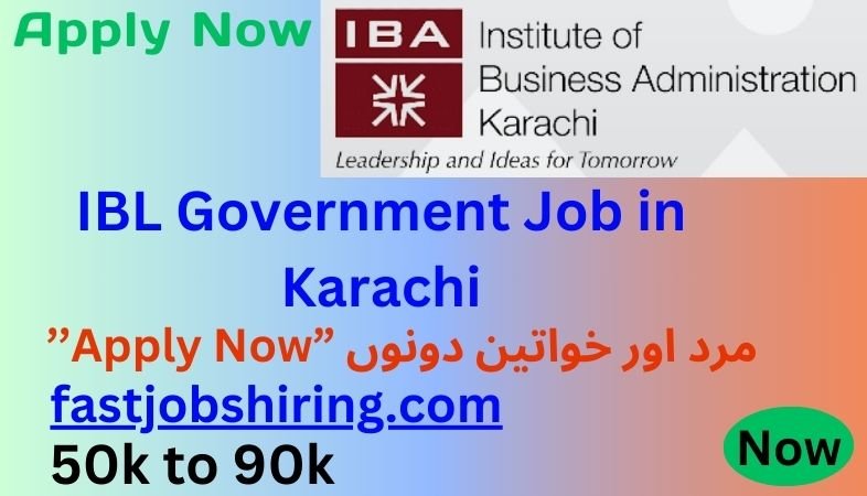 IBL Government Job in Karachi