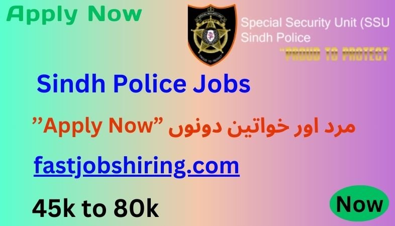 Sindh Police Jobs