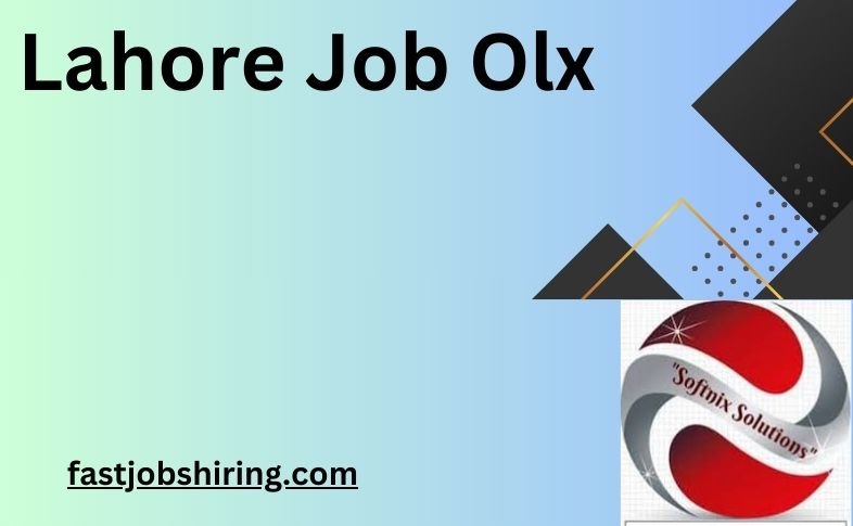  Lahore Job Olx 