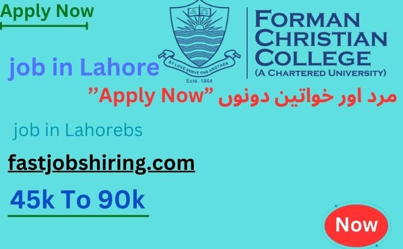 job in Lahore